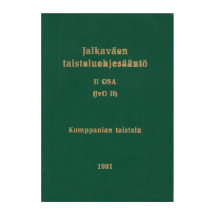 Jalkavaen-taisteluohjesääntö kirja